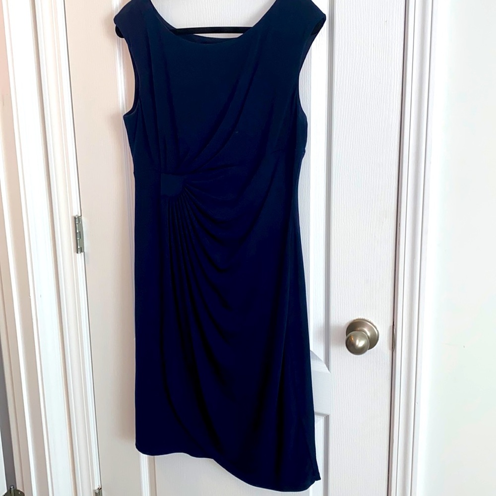 Dressbarn Navy Blue Dress size L